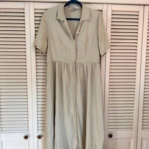 Linen Shirt Dress